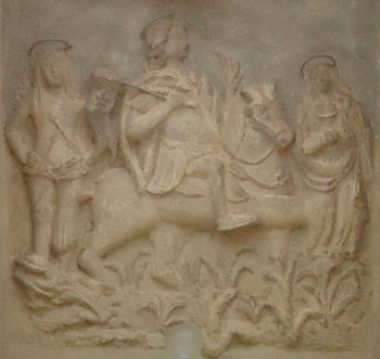 Particolare dei santi